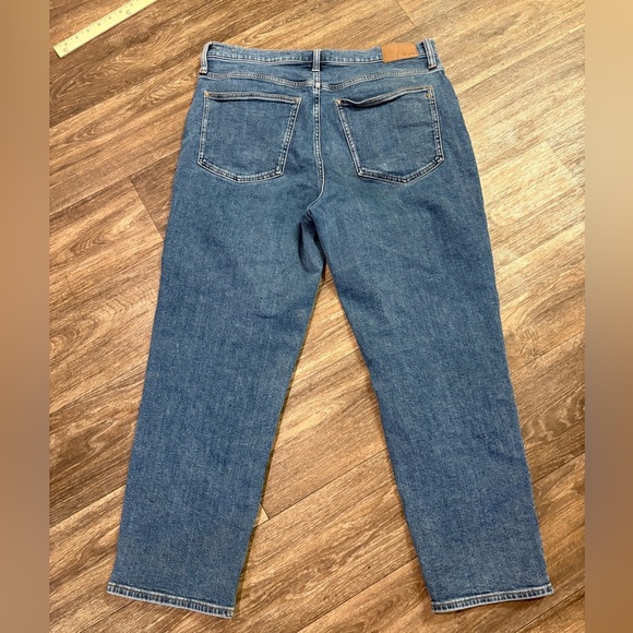 Madewell The Perfect Vintage Straight Jean Size 32 Medium Wash - Picture 7 of 8